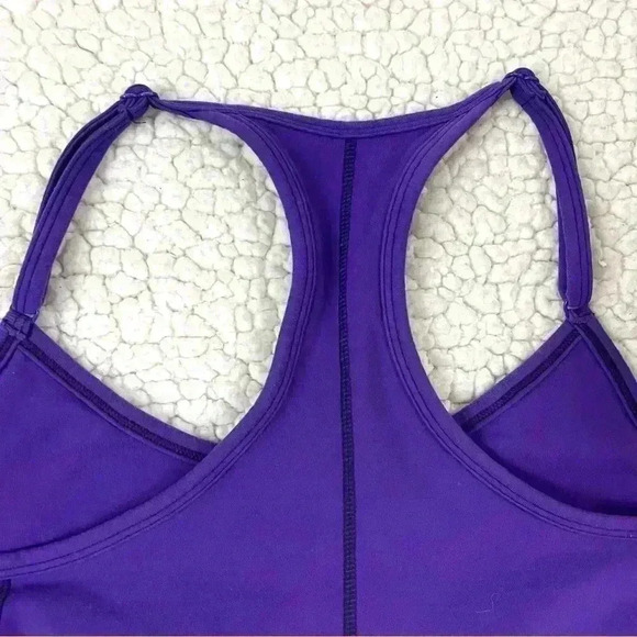 Athleta Purple Retreat Yoga Compression Fit & Flare Athletic Tank Top Size M - Picture 10 of 13